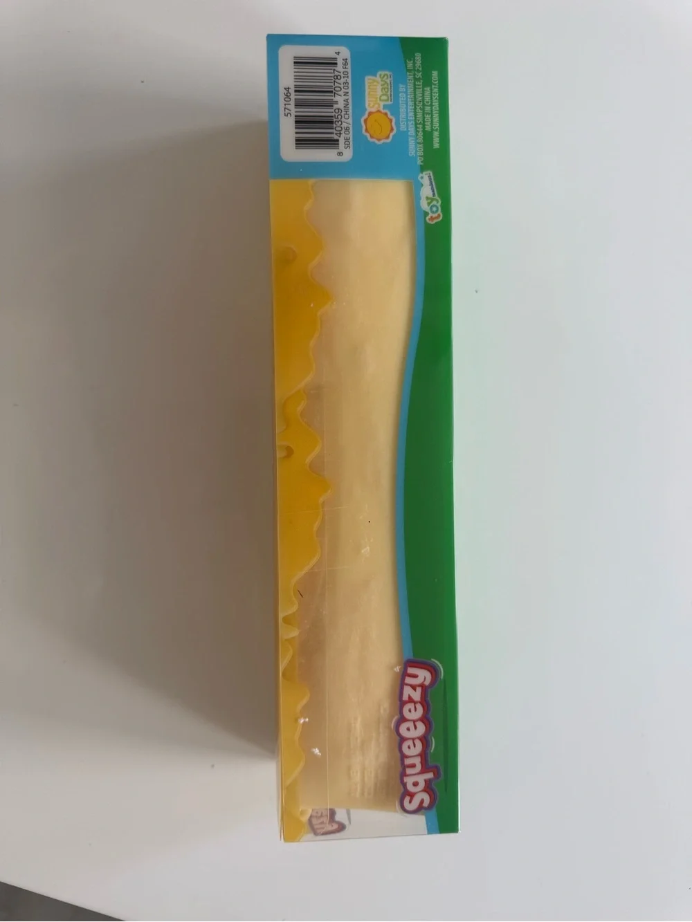 NEW SUNNY DAYS SQUEEZY Butter Shape Fidget Toy